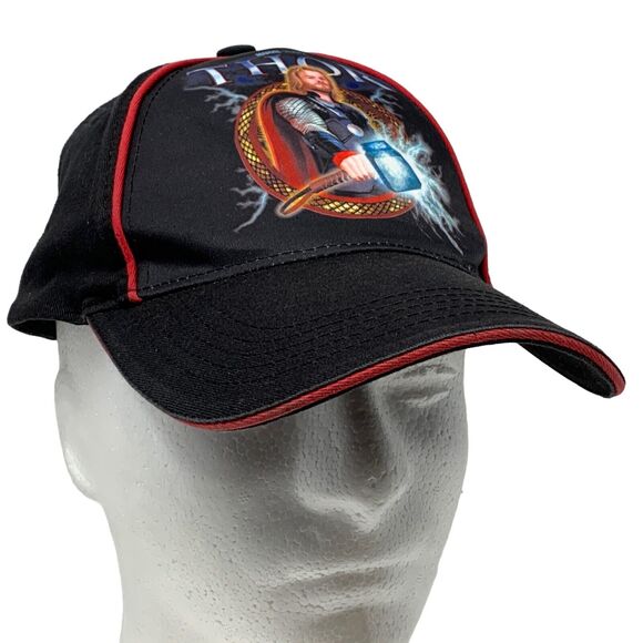 Marvel Studios Thor Dr Pepper Hat Baseball Cap Film Movie 2011 Promo Strapback - Picture 12 of 12